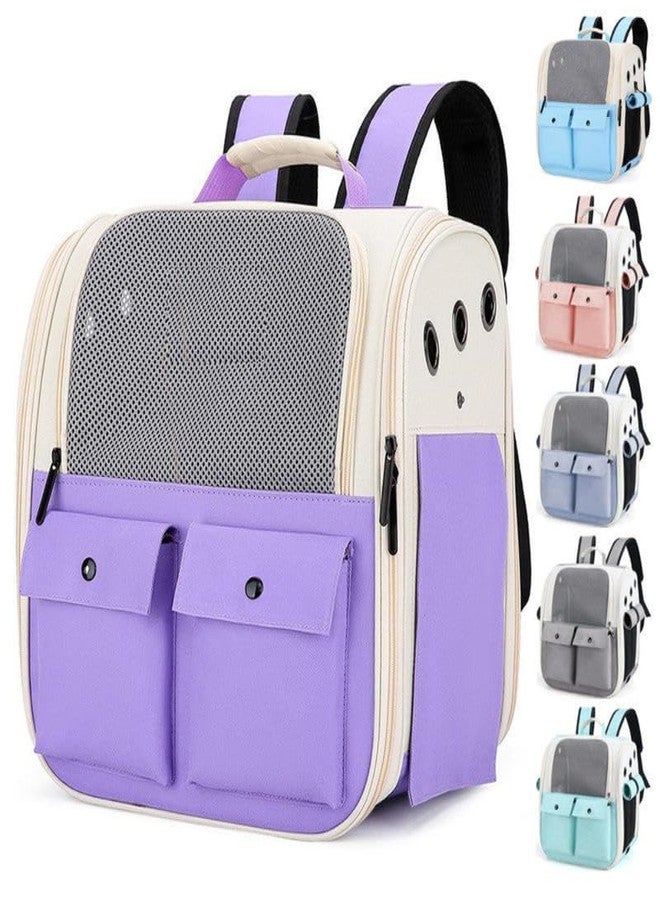 Pet Believe Cat Carrier Backpack, Foldable Pet Carrier Backpack for Cats and Small Dogs, Dog Backpack Carrier with Ventilated Design Inner Safety Strap, Puppy Carrie - Image 2
